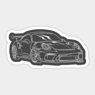 Porsche GT3 RS Sticker